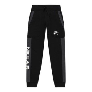 Nike Sportswear Sportovní kalhoty  šedá / černá / bílá