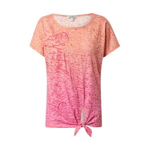 Soccx Tričko  oranžová / pink / stříbrná