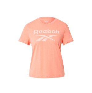 Reebok Sport Funkční tričko  korálová / bílá