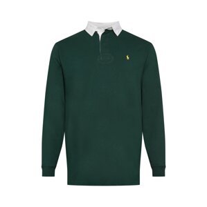 Polo Ralph Lauren Tričko 'RUGBY'  smaragdová / bílá / žlutá