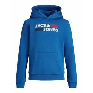 Jack & Jones Junior Mikina  královská modrá / červená / bílá