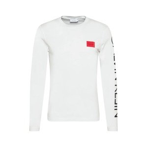 Calvin Klein Tričko  bílá / černá / červená