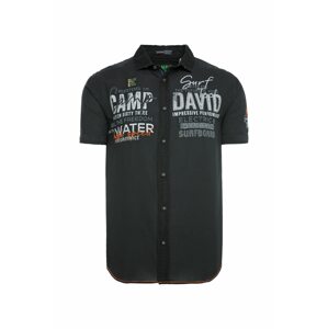 CAMP DAVID Košile  černá
