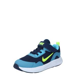 Nike Sportswear Tenisky 'Wear All Day'  svítivě zelená / námořnická modř / tyrkysová