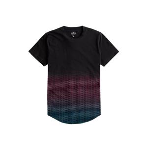 HOLLISTER Shirt  černá / pink / modrá