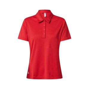 ADIDAS GOLF Funkční tričko červená / bílá