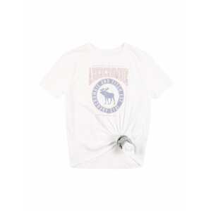 Abercrombie & Fitch Tričko  bílá / světle růžová / světlemodrá