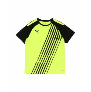 PUMA Funkční tričko 'TeamLIGA'  svítivě žlutá / černá