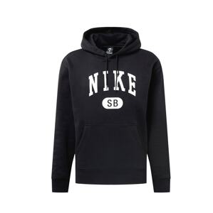 Nike SB Mikina  černá / bílá