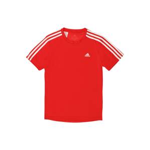ADIDAS PERFORMANCE Funkční tričko  červená / bílá