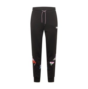 PUMA Sportovní kalhoty  černá / mix barev