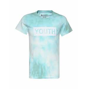 BLUE EFFECT T-Shirt 'Youth'  bílá / tyrkysová