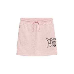 Calvin Klein Jeans Sukně  světle růžová / černá
