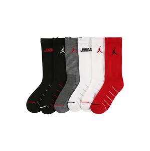 Jordan Ponožky  červená / černá / bílá / šedá