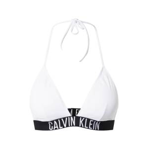 Calvin Klein Swimwear Horní díl plavek  bílá / černá