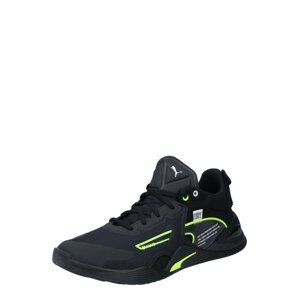 PUMA Sportovní boty 'Fuse'  černá / svítivě žlutá / bílá