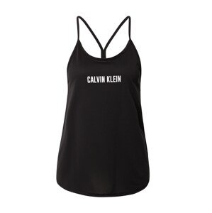 Calvin Klein Performance Sportovní top  černá / bílá