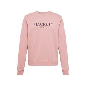 Hackett London Mikina  pink / černá
