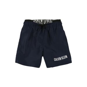 Calvin Klein Swimwear Plavecké šortky  námořnická modř / bílá