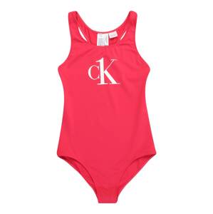 Calvin Klein Swimwear Plavky  pink / bílá