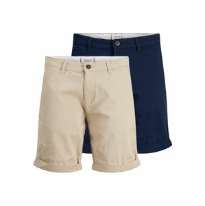 JACK & JONES Chino kalhoty 'Dave'  námořnická modř / tělová