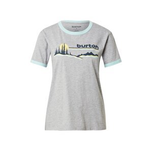 BURTON Funkční tričko 'CARLOW'  šedý melír / světlemodrá / modrá / světle žlutá