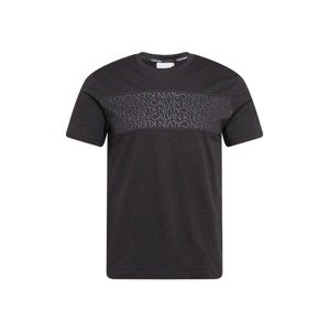 Calvin Klein Tričko  černá / šedá