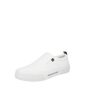 Calvin Klein Jeans Slip on boty  bílá / černá