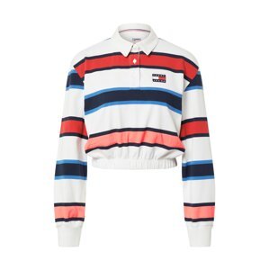 Tommy Jeans Tričko 'Rugby'  bílá / mix barev