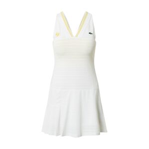 Lacoste Sport Sportovní šaty  bílá / žlutá / světle žlutá