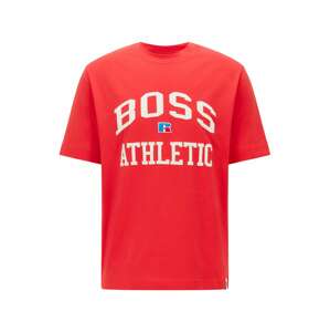BOSS Casual Tričko 'Russell Athletic'  červená / bílá / modrá