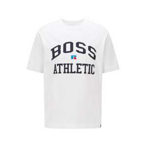 BOSS Casual Tričko 'Russell Athletic'  bílá / černá / modrá / červená
