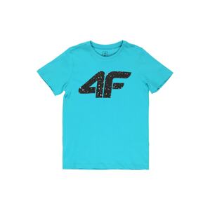 4F Funkční tričko  aqua modrá / černá / bílá