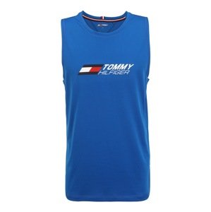 Tommy Sport Funkční tričko  královská modrá / bílá / červená / noční modrá