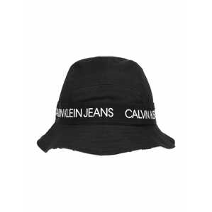 Calvin Klein Jeans Klobouk  černá / bílá