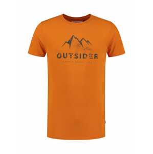 Shiwi Tričko 'Outsider'  oranžová / černá