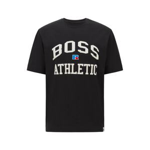 BOSS Casual Tričko 'Russell Athletic'  černá