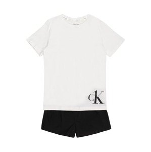 Calvin Klein Underwear Pyžamo  bílá / černá