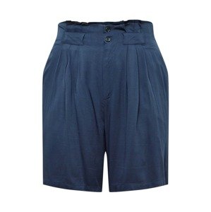 Vero Moda Curve Kalhoty se sklady v pase 'FANNI'  námořnická modř