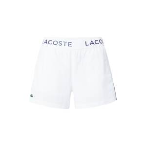 Lacoste Sport Sportovní kalhoty  bílá / tmavě modrá / tmavě zelená / ohnivá červená