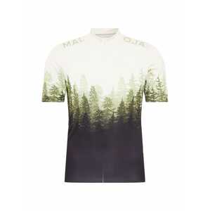 Maloja Funkční tričko 'Drachenkopf'  olivová / tmavě zelená / bílá