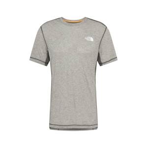 THE NORTH FACE Funkční tričko 'CIRCADIAN'  šedý melír / bílá / tmavě šedá
