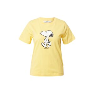 DEDICATED. T-Shirt 'Mysen Snoopy'  žlutá / bílá / černá