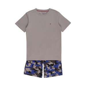 Tommy Hilfiger Underwear Pyžamo  čedičová šedá / námořnická modř / režná / černá