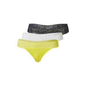 Tommy Hilfiger Underwear Tanga  bílá / žlutá / tmavě modrá