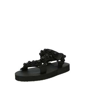 GLAMOROUS Trekingové sandály  černá