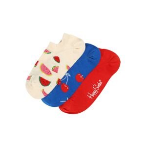 Happy Socks Ponožky 'Fruit'  krémová / modrá / červená / bílá / tmavě zelená