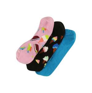 Happy Socks Ponožky 'Ice Cream'  světle růžová / černá / modrá / bílá / kiwi