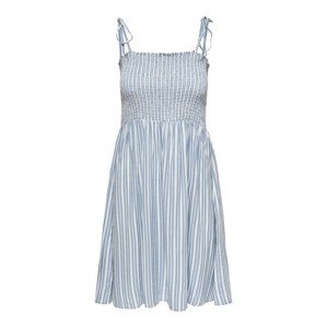 ONLY Letní šaty 'Annika'  světlemodrá / bílá
