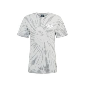 HUF T-Shirt 'HAZE'  světle šedá / bílá